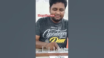 shorts on elongation test on aggregate #shorts #practicaltraining #practicalknowledge #aggregate