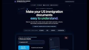 Immigration Docs Assistant – Vibe Coding Demo (2 min)
