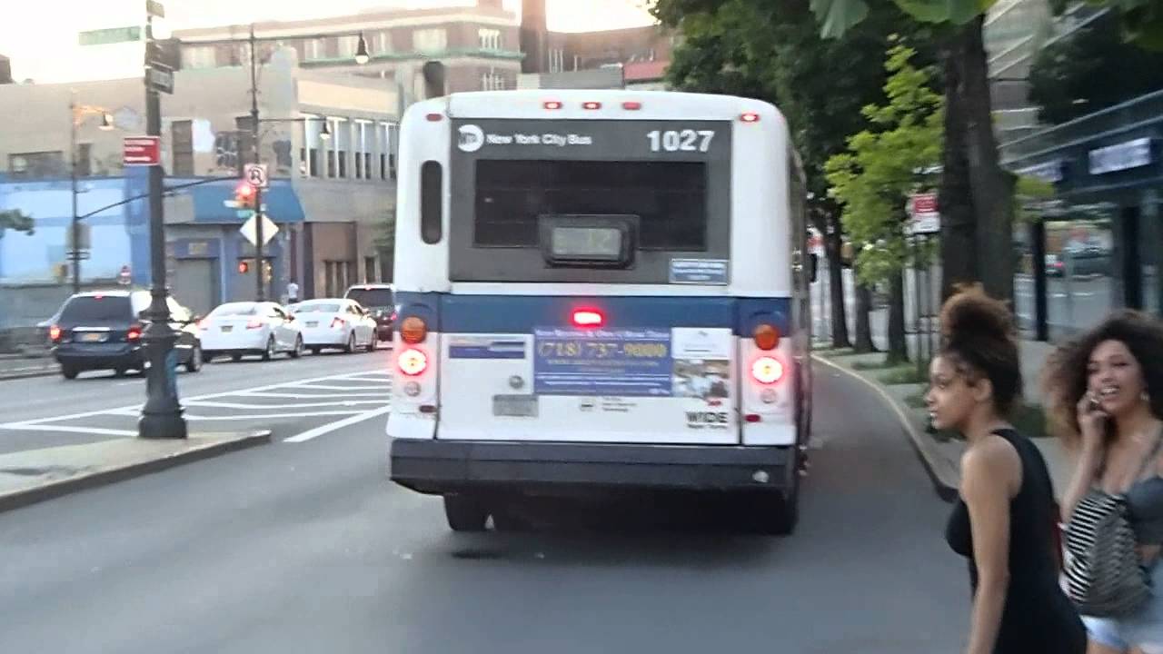 MTA New York City Bus New Flyer D60HF 1027 on the Bx12 - YouTube