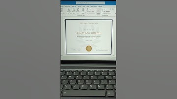 Cara Membuat Sertifikat Dengan Cepat di Ms. Word