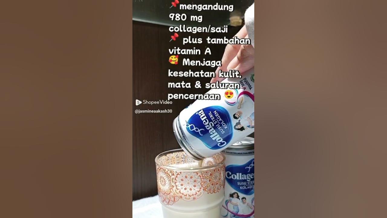 SUSU STERIL COLLAGEN (Pertama di Indonesia🇮🇩) let's check out my #shopeevideo  : @Jasmine Aakash30