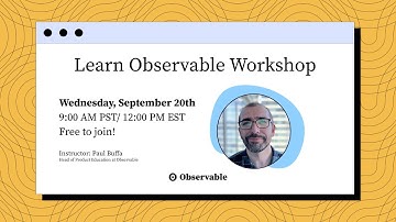 Learn Observable Workshop