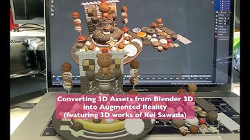 BSLIVE Converting 3D Assets from Blender into AR - KEI SAWADA 3D Art