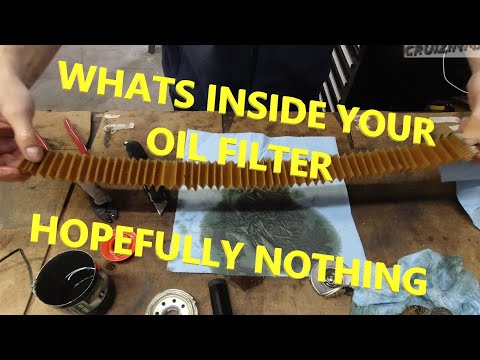 How to inspect your engine oil filter for metal