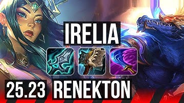 IRELIA vs RENEKTON (TOP) | NA Master | 25.23
