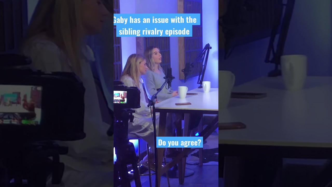 Conflict over our Sibling Conflict Episode? #behindthescenes #shorts #podcast