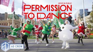 KPOP IN PUBLIC BTS 'Permission to Dance' Dance Cover [AO CREW - Australia] ONE SHOT vers.