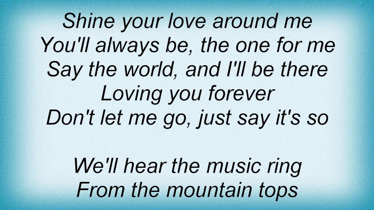 Elton John Are You Ready For Love Lyrics YouTube