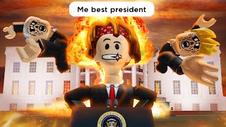 THE NEW PRESIDENT (ROBLOX Brookhaven RP  FUNNY MOMENTS)