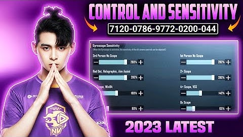 (New 2.3) NOVA PARABOY SENSITIVITY CODE 2023 & Nova Paraboy Control Code | New 4 finger claw PUBGM