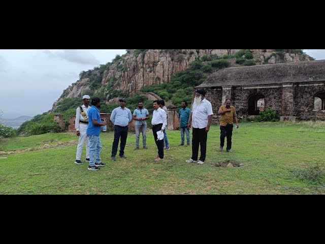 అంతర్జాతీయ యోగా దినోత్సవ స్థల ప్రాంగణాన్ని  పరిశీలించిన రెవెన్యూ మున్సిపల్, అధికారులు... ||YES 9TV