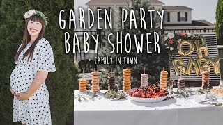 IVF Twin Girls Garden Party Baby Shower