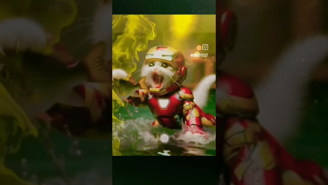 katten jagen😻💖🧡💜💚 