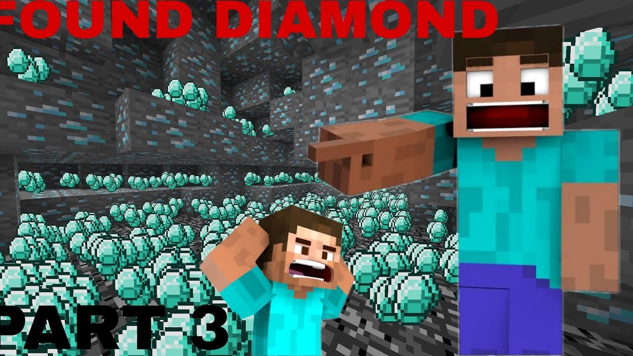 FOUND DIAMOND || MINECRAFT SURVIVAL || PART 3 || LOL GAMING - YouTube