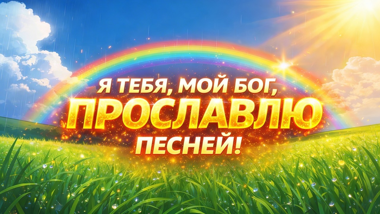 Я ТЕБЯ, МОЙ БОГ, ПРОСЛАВЛЮ ПЕСНЕЙ! 🔥 Песня хвалы
