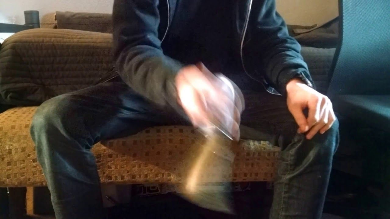 Knife Spinning Trick YouTube
