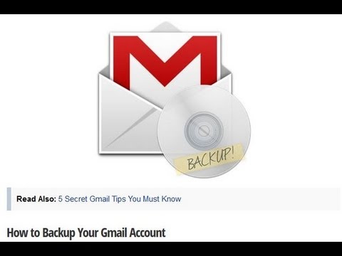3 Ways to Backup Your Gmail Account