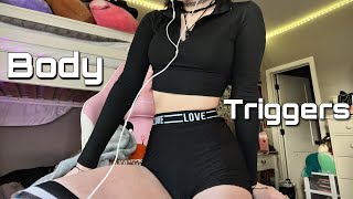 ASMR | Body Triggers, Fast Fabric Scratching, Teeth Tapping, Poetry Reading/Upclose Whispers