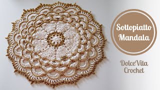ELEGANT 'MANDALA' CROCHET PLATE TUTORIAL ELEGANT 'MANDALA' CROCHET PLATE TUTORIAL