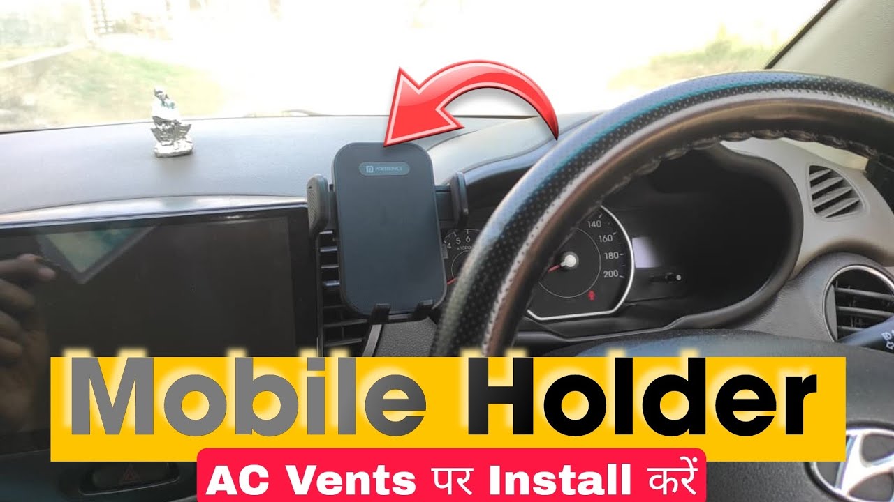Car AC Vents Mobile Holder Unboxing and Installation ✅ | Car Mobile Holder