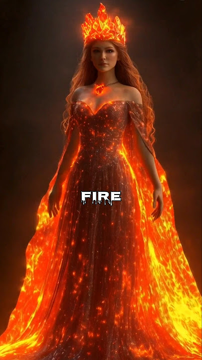 Five Elements of Nature as Princess #ai #water #earth #air #space #fire #princess