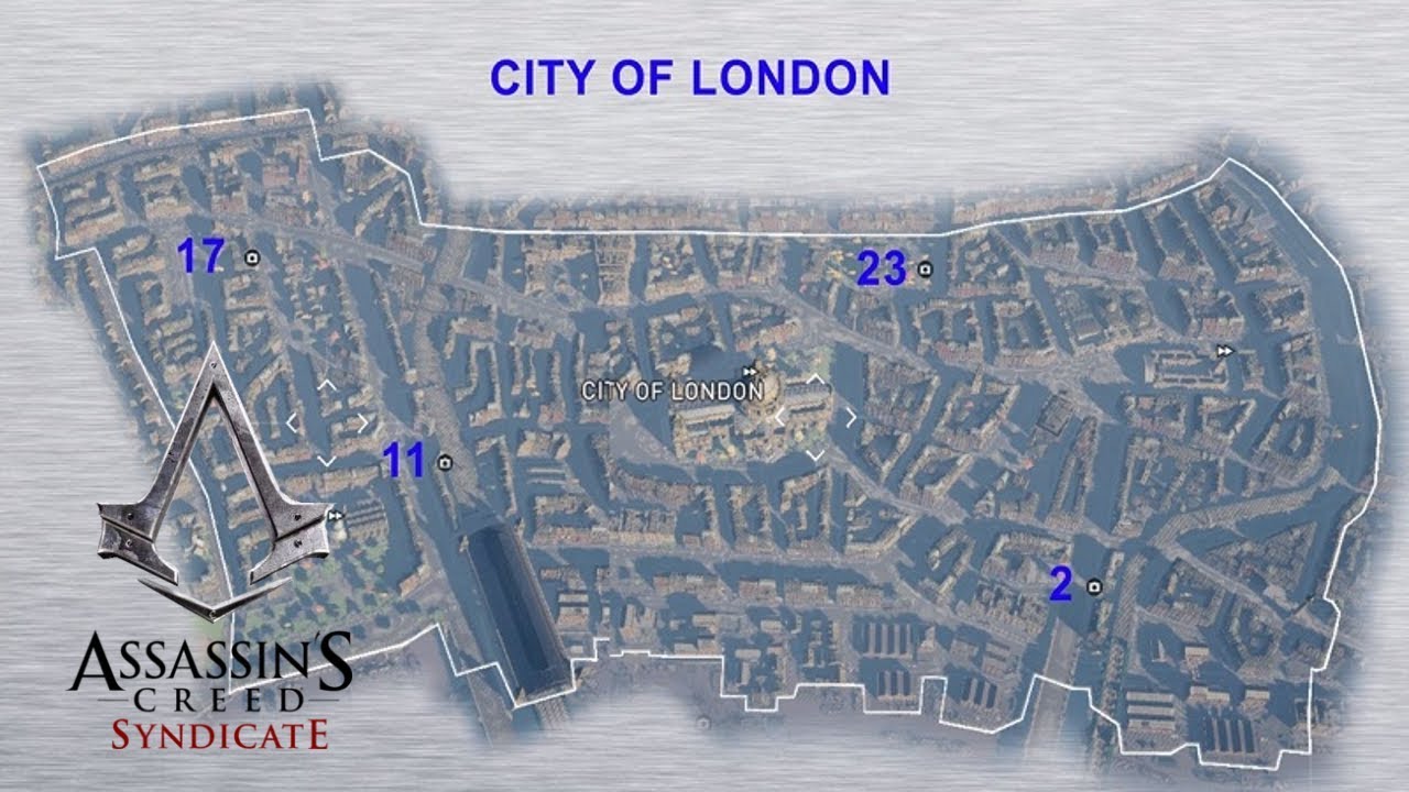 Интерактивная карта assassins creed syndicate