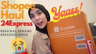 Shopee Haul 24Hours Express!! HEBOHH Banyak Banget | Achtasya Iman