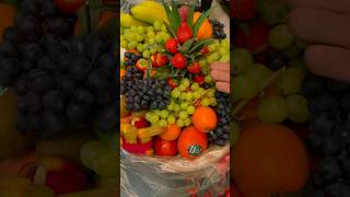 Unboxing 😳 massive fruits 🍉 basket 🧺 #fruit #apple #gift #basket #healthy #eating #eat #enjoy