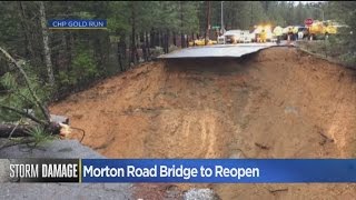 Nearly Six Months Later, Road Swept Away By Storms Replaced With Bridge