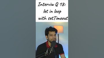 This JavaScript Loop Will Blow Your Mind. let + setTimeout Explained #coding #programming