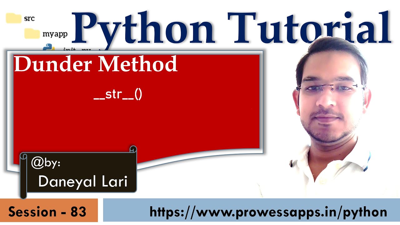 #83 Dunder Method / Magic Method / Special Method in Python, __str__ ...