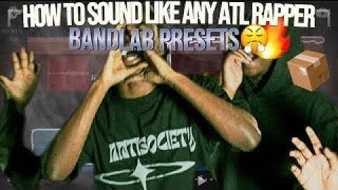 *BANDLAB PRESET* How To Sound Like Baby Kia, Lil Tony, Lil Birdie, 2Sdxrt3all |Atl BandLab Presets…|