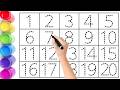 Counting 1 to 100 | 123 Numbers | One two three | सौ तक गिनती इंग्लिश में