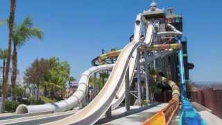 Bonzai pipelines are six flags hurricane harbor's newest water slides.
this harbor is the one attached to magic mountain. these f...