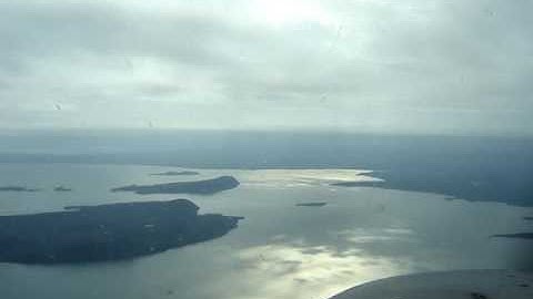 Aerial Canada Lake Superior North Shore east of Nipigon Ontario