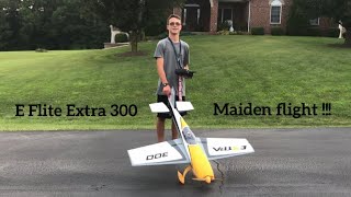 E Flite Extra 300 MAIDEN FLIGHT!!!