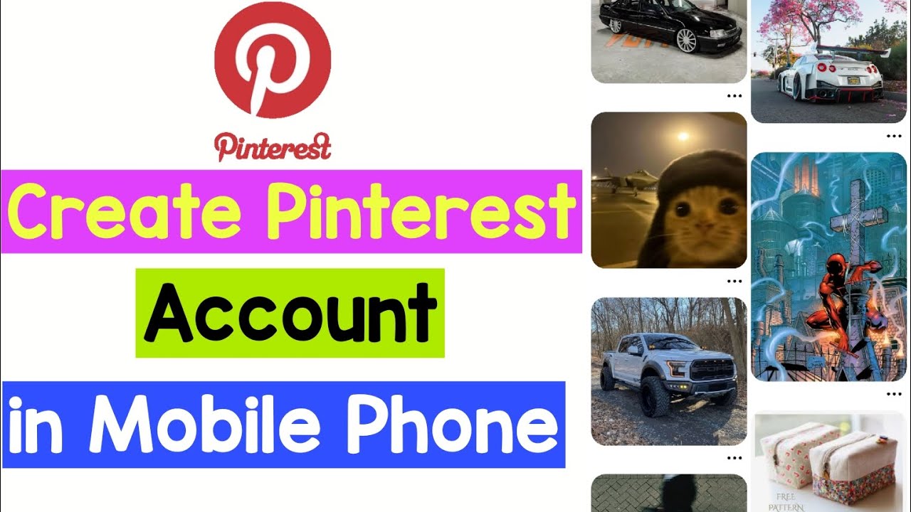 Create a Pinterest Account in Mobile Phone || Make Pinterest Account id 