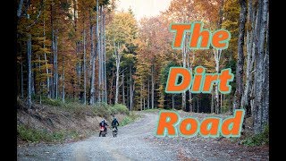 Driving Dirt Road Raleigh County WV Early Autumn