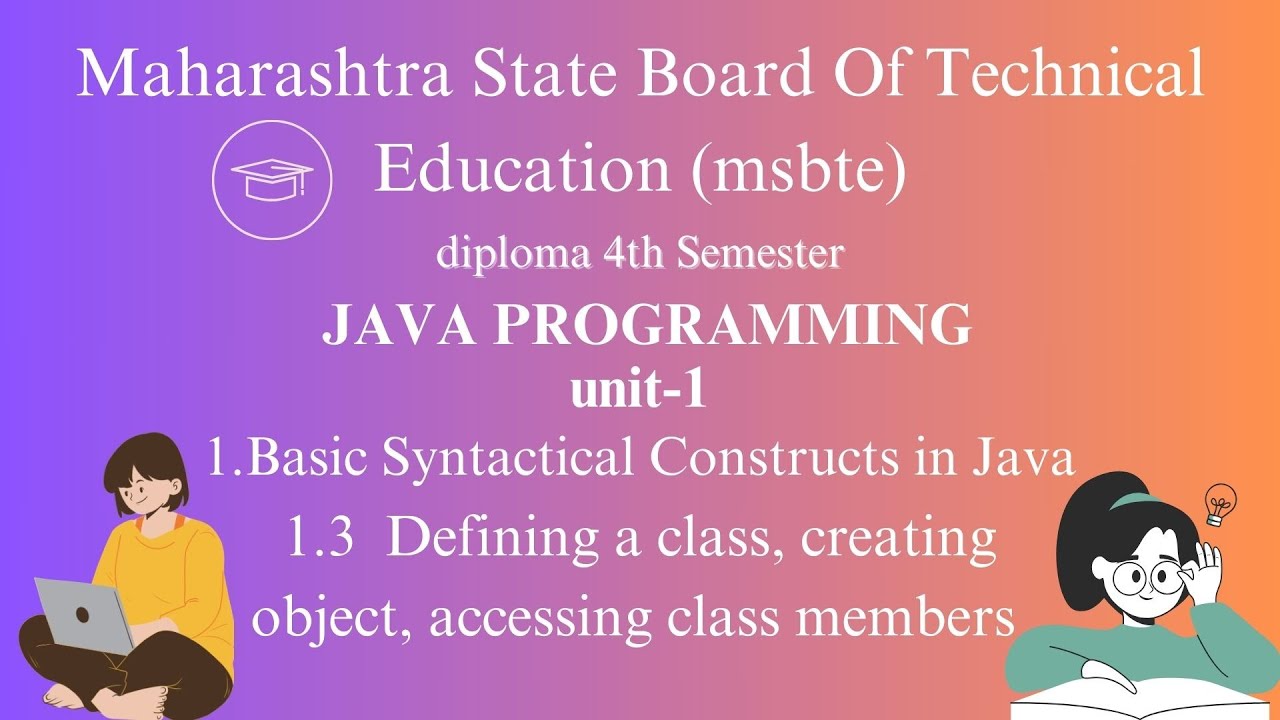Defining a class, creating object, accessing class members | Basic ...
