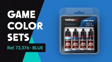 Ref. 72.376 BLUE COLOR SET - Game Color