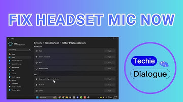 How To Fix Headset Mic Not Working On Windows 11 - Full Guide