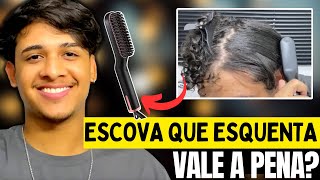 Hot Brush | Testing a Heating Brush | Straightening Brush | Straightening Curly Hair screenshot 1