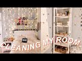deep cleaning my room 2019 *satisfying* 🌛