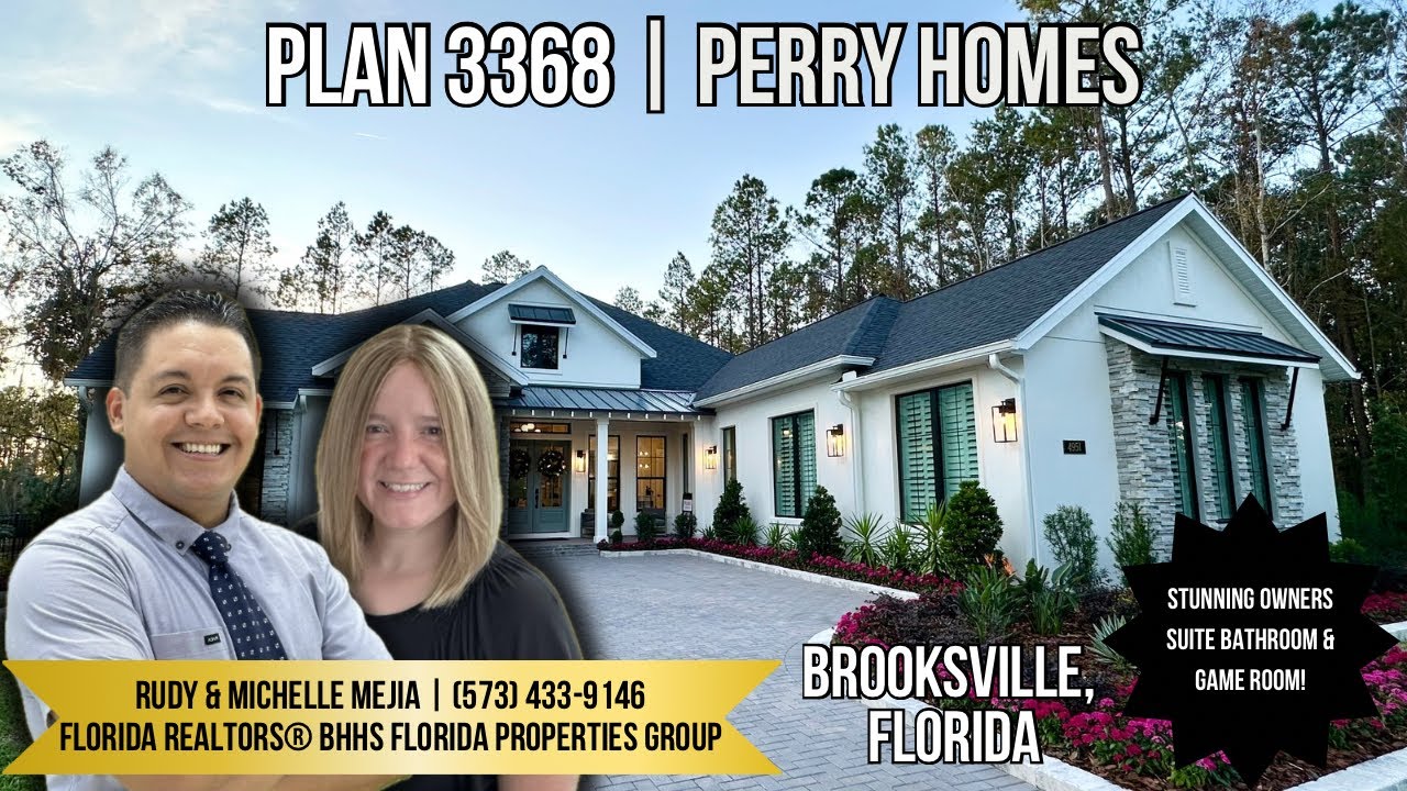 DREAM HOME in Florida's Rolling Hills | 3368 Plan by Perry Homes