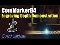 ComMarker B4 Engraving Depth Demonstration