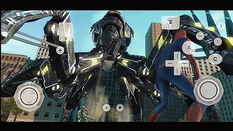 The Amazing Spider-Man #dolphinemulator Gameplay + Giant Robot boss fight Part 1 #amazingspiderman