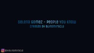 Selena gomez - people you know cover by ...