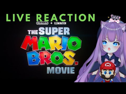 The Super Mario Bros. Movie Trailer Live reaction [ Vtuber reacts ]