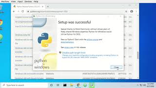 Installing Python 3 on Windows 10 2020
