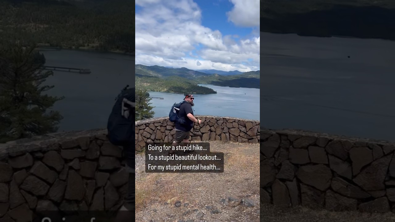 Stupid Hike for My Stupid Mental Health |  Hiking to a Pretty View 
